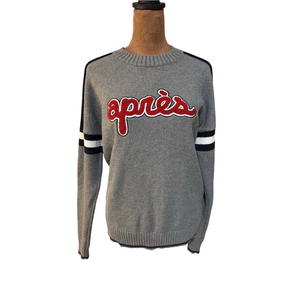 Alp N Rock Women's Apres Gray Sweater Ski Size Small S Long Sleeve